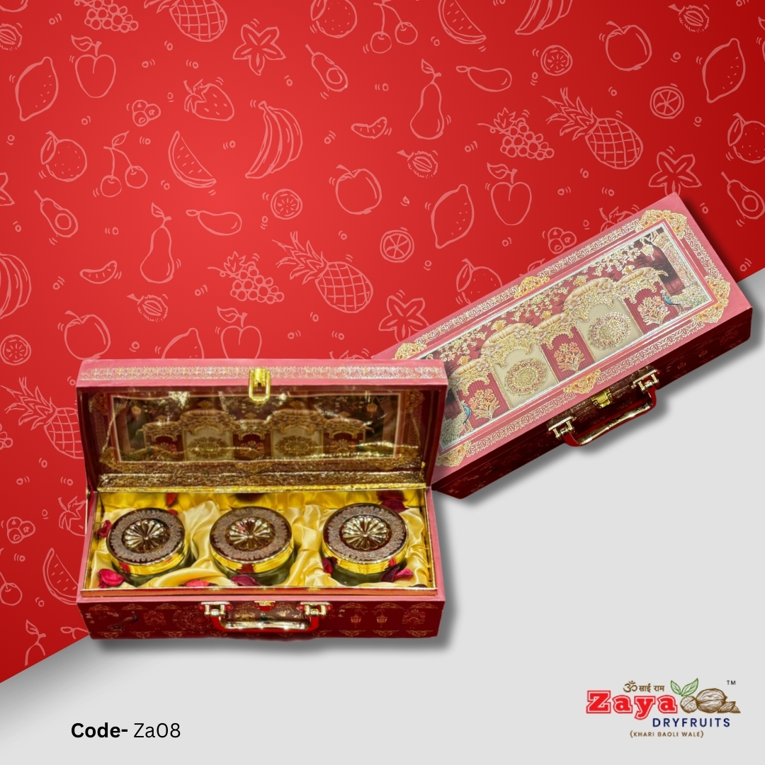 give&give 新品フルセット 即決23800 Zaya Premium 3 Jar Diwali Gift Pack (ZA08)
